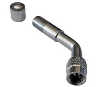 cyclingcolors 1x Adattatore valvola ad angolo estensione per auto moto moto scooter camera d'aria pneumatico, angolo di 45°