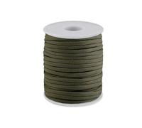 cyclingcolors 1x Corda di Polipropilene 4 mm 25 m Braccialetto Pendente Gioielli Collana Lascia Stare Pizzo Cintura Decorazione Cucito, verde cachi