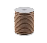 cyclingcolors 1x Corda di Polipropilene 4 mm 25 m Braccialetto Pendente Gioielli Collana Lascia Stare Pizzo Cintura Decorazione Cucito, marrone