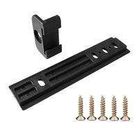 cyclingcolors 1x Guide Porta Frigorifero da Incasso Ganci Scorrevoli Universale Cerniera Ricambio con Vite Nero