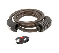 cyclingcolors 1x Lucchetto per bicicletta, diametro 12 mm x lunghezza 1000 mm, lucchetto a combinazione, montaggio su telaio