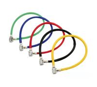 cyclingcolors 1x Lucchetto per bicicletta, diametro 5 mm x lunghezza 600 mm, lucchetto a combinazione, colore casuale
