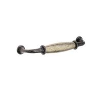 cyclingcolors 1x Maniglia per mobile finitura bronzo scuro antico interasse 128 mm cassetto armadio vintage con vite