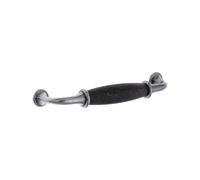 cyclingcolors 1x Maniglia per mobile finitura nero antico interasse 128 mm cassetto armadio vintage con vite