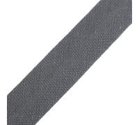 cyclingcolors 1x Nastro in Sbieco Bordare da Cucire di Cotone larghezza 14 mm lunghezza 25 m Maglia Cappello Borsa Decorazione Cucito, Grigio opaco