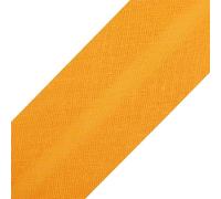 cyclingcolors 1x Nastro in Sbieco Bordare da Cucire di Cotone larghezza 20 mm lunghezza 25 m Maglia Cappello Borsa Decorazione Cucito, Arancio Zucca