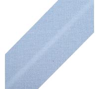 cyclingcolors 1x Nastro in Sbieco Bordare da Cucire di Cotone larghezza 20 mm lunghezza 25 m Maglia Cappello Borsa Decorazione Cucito, Azzurro