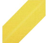 cyclingcolors 1x Nastro in Sbieco Bordare da Cucire di Cotone larghezza 20 mm lunghezza 25 m Maglia Cappello Borsa Decorazione Cucito, Giallo Brillante