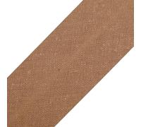 cyclingcolors 1x Nastro in Sbieco Bordare da Cucire di Cotone larghezza 30 mm lunghezza 25 m Maglia Cappello Borsa Decorazione Cucito, Beige scuro