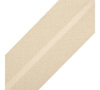 cyclingcolors 1x Nastro in Sbieco Bordare da Cucire di Cotone larghezza 30 mm lunghezza 25 m Maglia Cappello Borsa Decorazione Cucito, Crema