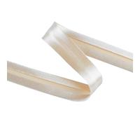 cyclingcolors 1x Nastro in Sbieco Bordare da Cucire di poliestere larghezza 30 mm lunghezza 25 m Maglia Cappello Borsa Decorazione Cucito, crema chiaro