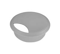 cyclingcolors 1x Passacavo plastica 70mm scrivania tondo guida per cavi elettrico (grigio)