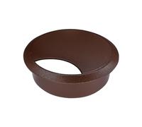 cyclingcolors 1x Passacavo plastica 70mm scrivania tondo guida per cavi elettrico (marrone scuro)