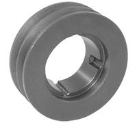 cyclingcolors 1x Puleggia con foro Taperlock per cinghia trapezoidale 2 gola B SPB diametro esterno 125 mm diametro passo 118 mm Ghisa Macchine agricole Costruzione