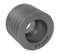 cyclingcolors 1x Puleggia con foro Taperlock per cinghia trapezoidale 5 gola A SPA AVX13 diametro esterno 117,5 mm diametro passo 112 mm Ghisa Macchine agricole Costruzione