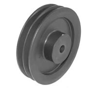 cyclingcolors 1x Puleggia per cinghia trapezoidale 2 gole B o SPB diametro esterno 119 mm diametro passo 112 mm Ghisa Macchine edili forestali agricole Costruzione