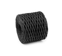 cyclingcolors 1x Rafia per fabbricazione cesti 1,5 mm 200 m Maglia Cappello Borsa Composizione floreale Decorazione Cucito, Nero