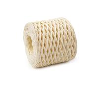 cyclingcolors 1x Rafia per fabbricazione cesti 1,5 mm 200 m Maglia Cappello Borsa Composizione floreale Decorazione Cucito, Naturale chiaro