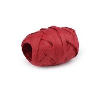 cyclingcolors 1x Rafia per fabbricazione cesti 5-7 mm 10 m Maglia Cappello Borsa Composizione floreale Decorazione Cucito, Rosso
