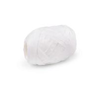 cyclingcolors 1x Rafia per fabbricazione cesti 5-7 mm 10 m Maglia Cappello Borsa Composizione floreale Decorazione Cucito, Bianco