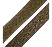 cyclingcolors 1x Rotolo di scratch strappo 20 mm 25 metri auto aggrappante organizer organizzare fermacavo striscia aggancio sacchetto indumento cinghia fascette poliammide, verde kaki
