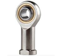 cyclingcolors 1x Testa a snodo Giunto Sferico in Acciaio Inossidabile Cuscinetto Sinterizzato Autolubrificante Fissaggio Esente da Manutenzione per Attuatore Cilindro Pneumatico Filettatura M16x1,5