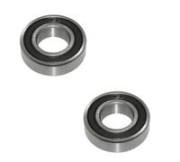 cyclingcolors 2 cuscinetti a sfera 6204-2RS 20x47x14mm impermeabile ruota moto scooter motorino auto rimorchio trattore fai da te