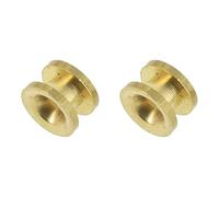 cyclingcolors 2 x Passaggio filo testa decespugliatore diametro 4 mm 11 mm altezza 9 mm Giardino Parco Manutenzione Occhiello ottone, testa 2 fili