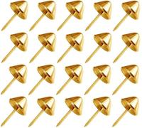 cyclingcolors 20x Chiodo decorativo in metallo, forma conica, 11,5 mm - ottonato B, per mobili, letto, sedia, divano