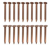 cyclingcolors 20x Chiodo Quadro in Rame per Assemblaggio in Legno Nautico Fai da te Decorazione Mobili Fissaggio, 2x20mm
