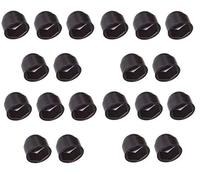 cyclingcolors 20x copribulloni cappucci protezione plastica vite bullone copri dado tappi nero (M5 / Hex 8mm)