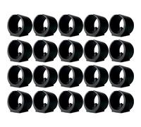 cyclingcolors 20x Coprigambe copri per tubo piedini sedie protezioni plastica forma di U morsetto mobili, 20mm