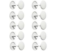 cyclingcolors 20x coprivite pz2 cappuccio plastica viti copertura coperchi tappi pozidriv 2.5mm (Bianco (RAL 9010))