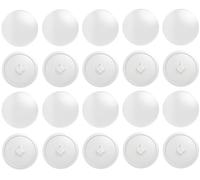 cyclingcolors 20x coprivite tappo vite bianco testa pozidrive pz3 plastica cappuccio croce mobili, ⌀ 13 mm, dimensione vite 3.0