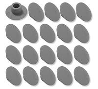 cyclingcolors 20x coprivite tappo vite M8 grigio brugola esagonale plastica cappuccio bullone mobili