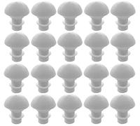 cyclingcolors 20x inserto tappo chiusura plastica bianco a Lamelle Ø15,5mm x 7.5-9mm coprivite cappuccio mobili rotondo tubo piedini gambe