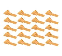 cyclingcolors 20x staffa angolare connettore in plastica 30 mm 1 foro con copertura supporto mobile mensola universale fissaggio da avvitare faggio