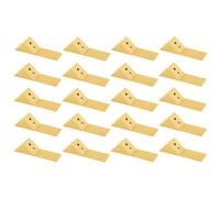 cyclingcolors 20x staffa angolare connettore in plastica 30 mm 2 fori con copertura supporto mobile mensola universale fissaggio da avvitare pino