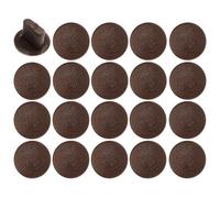 cyclingcolors 20x Tappo Chiusura Plastica Copriforo Fori 8mm Cappuccio Copertura Coperchi Coprivite Tappi Protezione, Marrone scuro