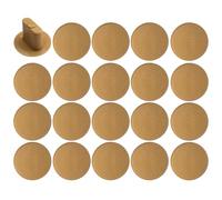 cyclingcolors 20x Tappo Chiusura Plastica Copriforo Fori 8mm Cappuccio Copertura Coperchi Coprivite Tappi Protezione, Marrone chiaro