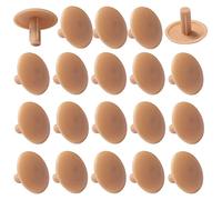 cyclingcolors 20x tappo coprivite cappuccio 3 x 12 x 6 mm plastica viti copertura coperchi tappi croce PZ, marrone chiaro