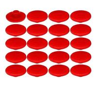 cyclingcolors 20x tappo coprivite confirmat cappuccio 4 x 2,7 x 11,8 mm plastica viti copertura coperchi tappi, rosso