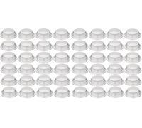 cyclingcolors 24x Gommini Silicone Trasparente Ammortizzatore Tamponi Paraurti Mobili Adesivi Paracolpi Porte Fermaporta, 12mm (Confezione da 2)