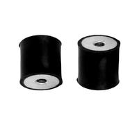 cyclingcolors 2x Ammortizzatori silent block gomma boccola blocco silenzioso giunti cuscinetti supporto moto auto trattore rimorchio, Femmina Femmina M8x8mm M8x8mm 30x30mm