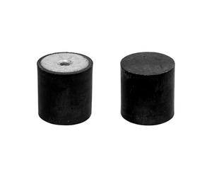 cyclingcolors 2x Ammortizzatori silent block gomma boccola blocco silenzioso giunti cuscinetti supporto moto auto trattore rimorchio, femmina solida M8x8mm 30x15mm