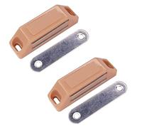 cyclingcolors 2x Calamita per Mobili Chiusura Magnetica Beige a vite Armadio Ante Cucina Magnete Serratura
