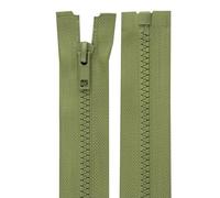 cyclingcolors 2x Cerniera Lampo n. 5 30 cm Chiusure Cursore Tirante Zip Poliestere Abbagliamento Arredamento Cucito Giacche, Verde Grigiastro