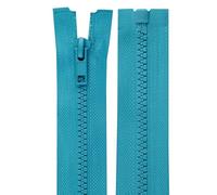 cyclingcolors 2x Cerniera Lampo n. 5 70 cm Chiusure Cursore Tirante Zip Poliestere Abbagliamento Arredamento Cucito Giacche, Blu turchese