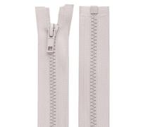 cyclingcolors 2x Cerniera Lampo n. 5 70 cm Chiusure Cursore Tirante Zip Poliestere Abbagliamento Arredamento Cucito Giacche, Grigio chiaro