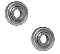 cyclingcolors 2x cuscinetto a sfere per tapparella, finestra, casa, 28x10mm con spalla